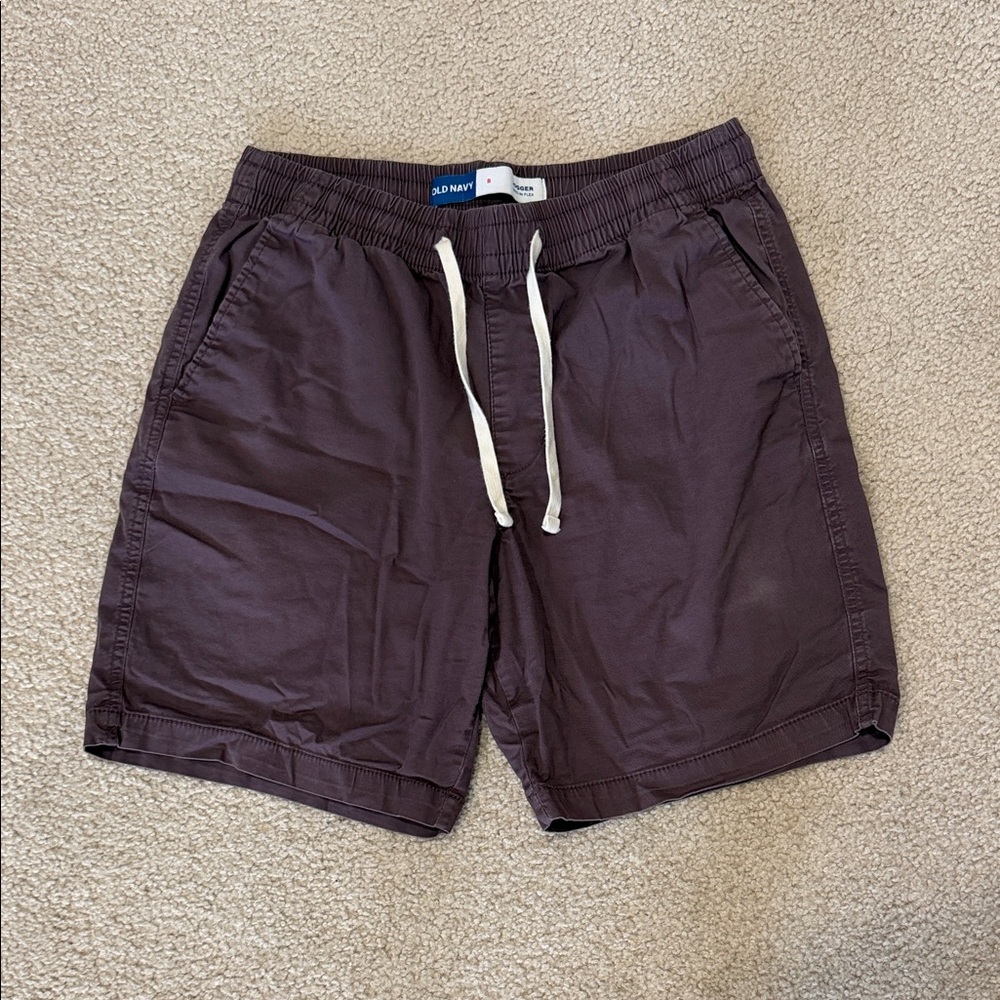 Old Navy Dark Brown Drawstring Shorts